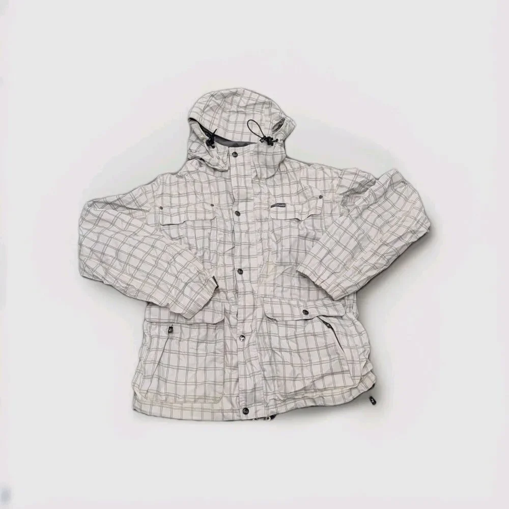 Freeworld 10,000 Mm Technical Outerwear Ski Snowboard Jacket Green Plaid‎ XL